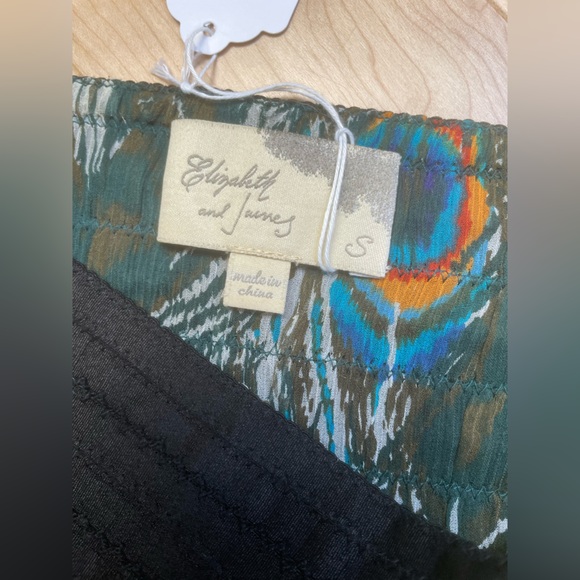 Elizabeth & James peacock skirt, small - Picture 3 of 8